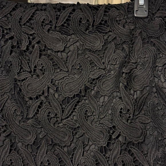 Express Mini Skirt with Crochet Overlay - Picture 3 of 5